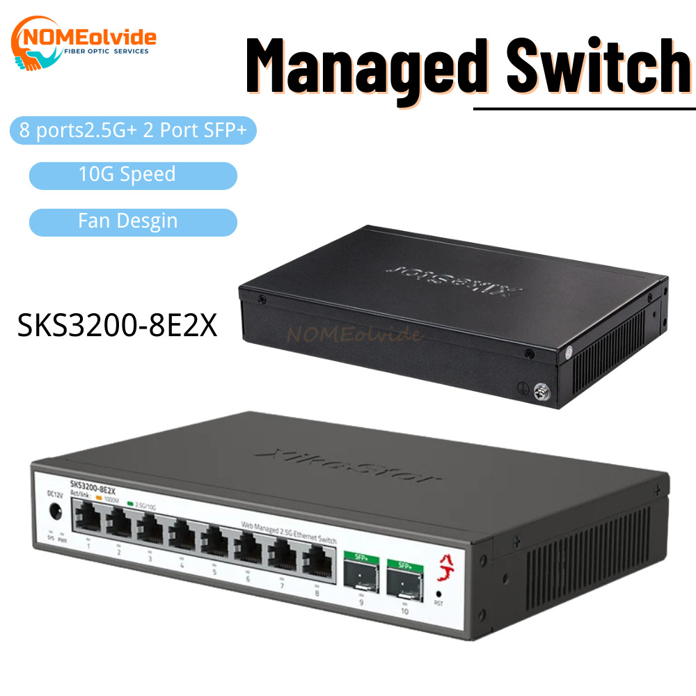 SKS3200 XikeStor 10 Portlu L2 - Sfp+ 10G Managed Switch 8 Port incelemesi ve fiyatı